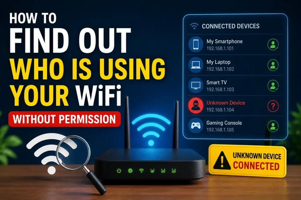 How to Find Out Who Is Using Your WiFi Without Permission