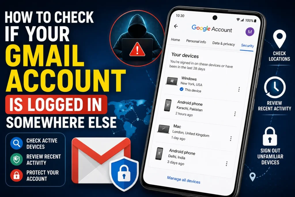 How to Check if Your Gmail Account Is Logged in Somewhere Else