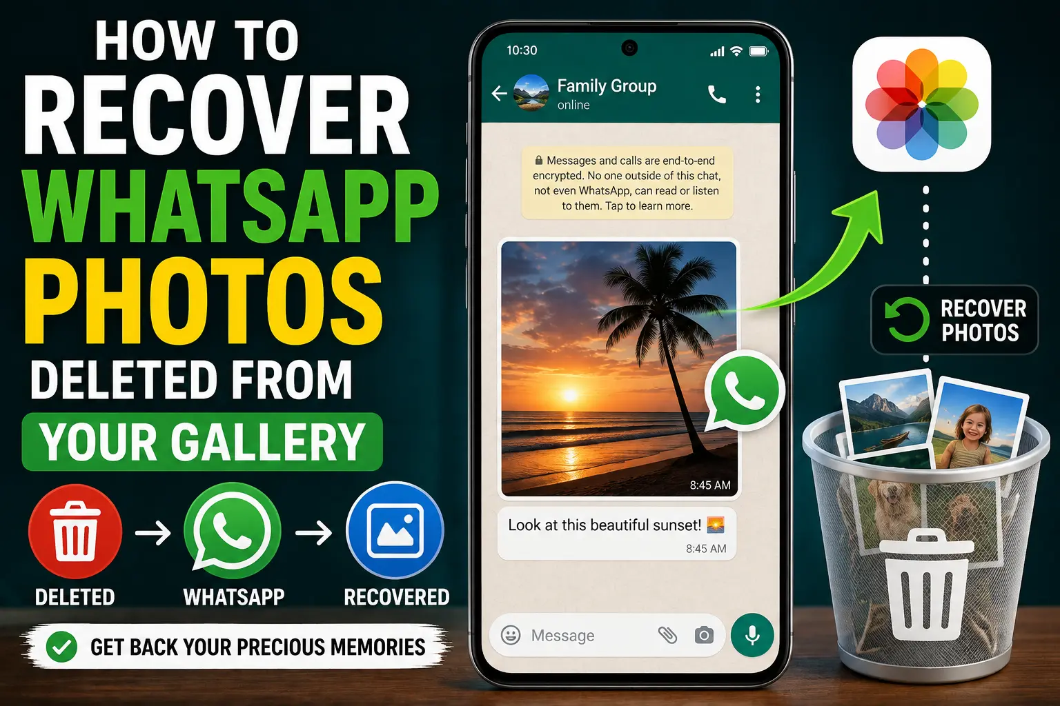 How to Recover WhatsApp Photos Deleted From Your Gallery