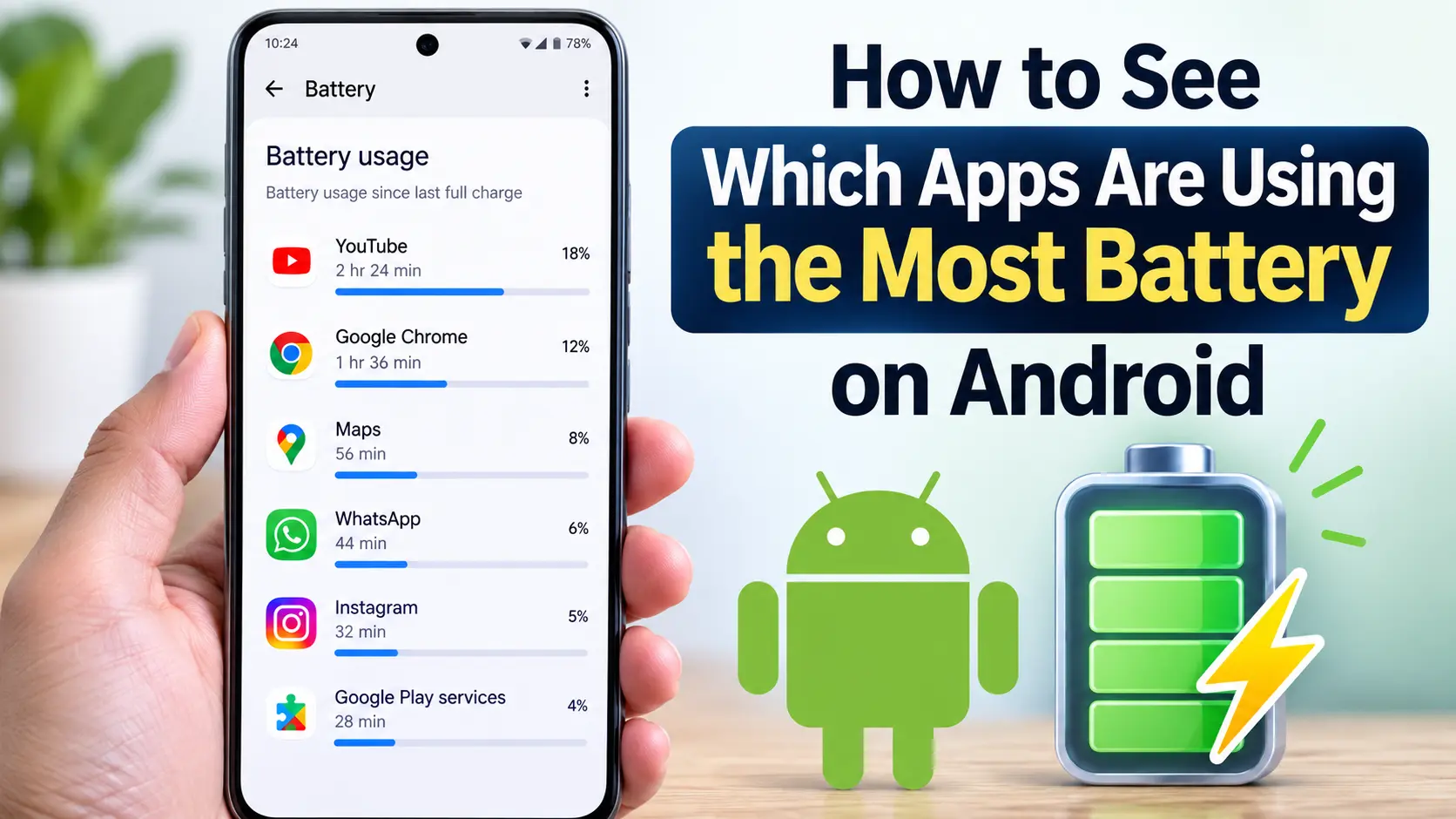 How to See Which Apps Are Using the Most Battery on Android